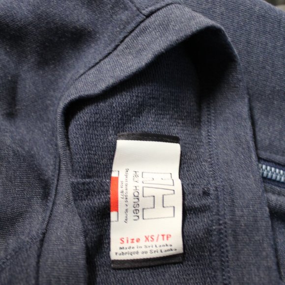 Helly Hanson Blue cotton blend top with back zipper XS - Picture 6 of 7